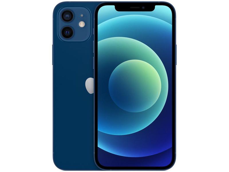 Apple iPhone 12 本体 iPhone 12 Apple 64GB Azul Tela 6,1” 12MP iOS - iPhone 12